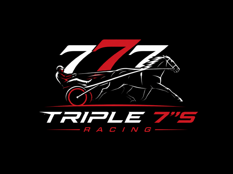 Triple 7's Racing logo design by DreamLogoDesign