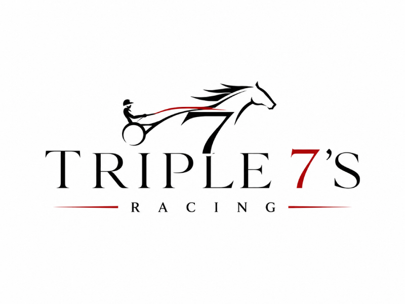 Triple 7's Racing logo design by DreamLogoDesign