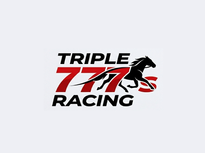 Triple 7's Racing logo design by DreamLogoDesign