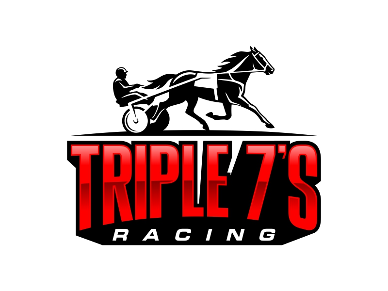 Triple 7's Racing logo design by ekitessar