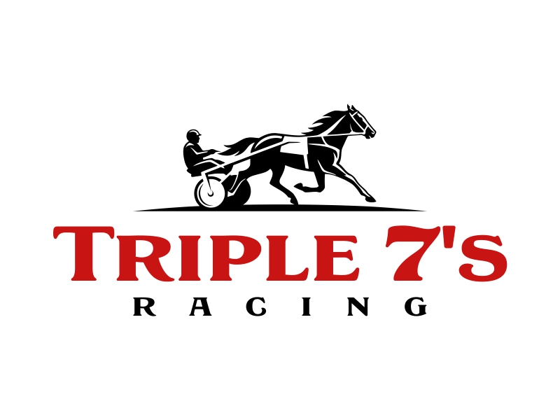 Triple 7's Racing logo design by ekitessar