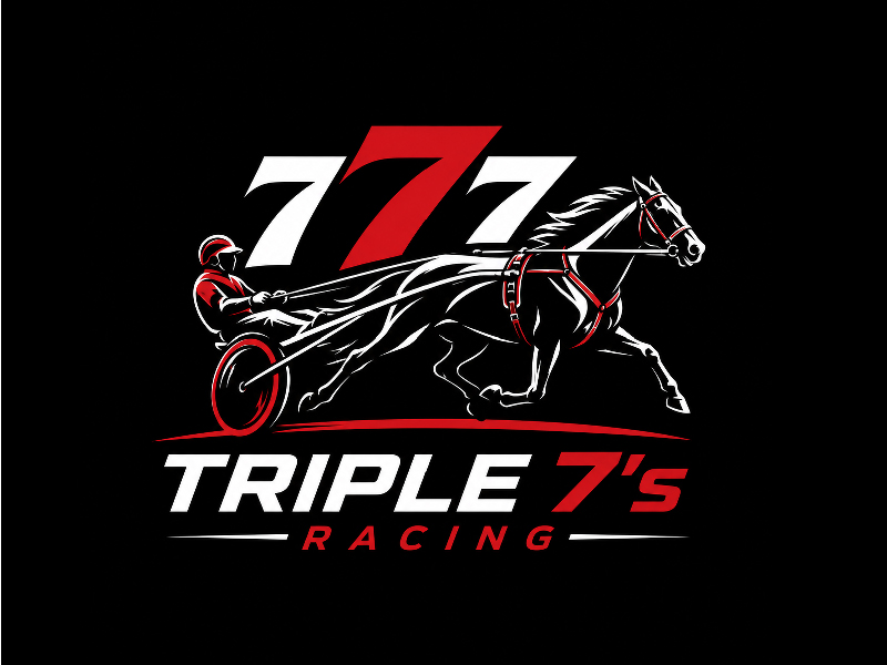 Triple 7's Racing logo design by DreamLogoDesign
