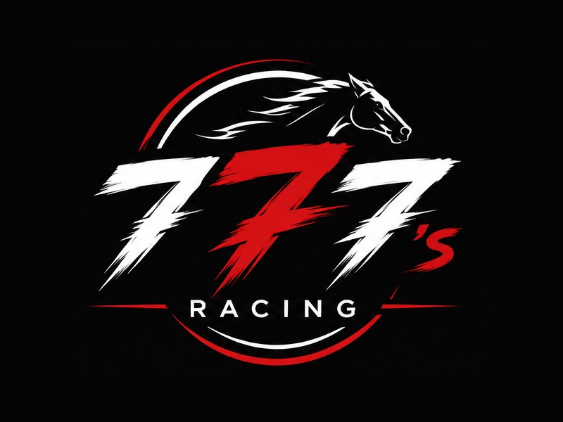 Triple 7's Racing logo design by DreamLogoDesign