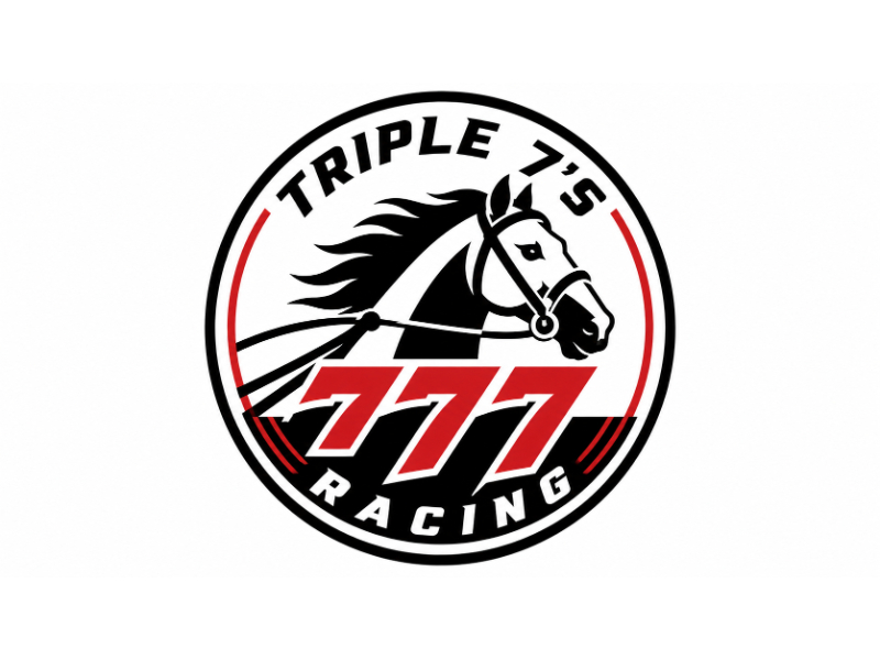Triple 7's Racing logo design by amazing