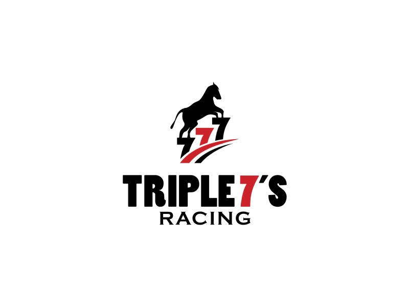 Triple 7's Racing logo design by Puput Kete