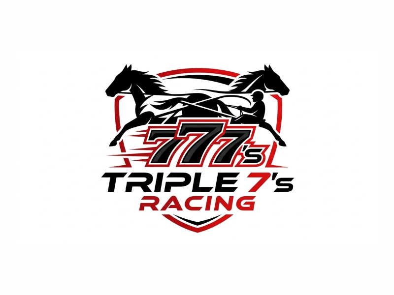 Triple 7's Racing logo design by giphone