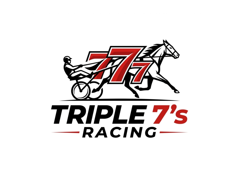 Triple 7's Racing logo design by giphone