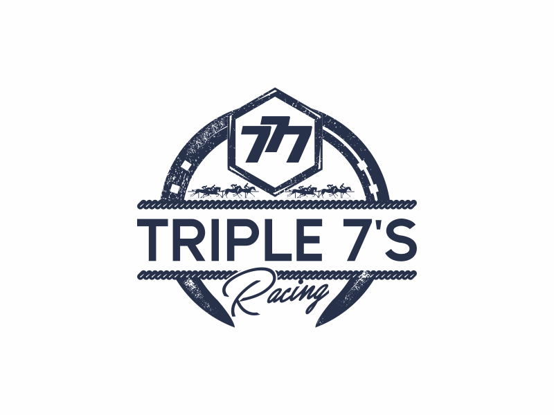 Triple 7's Racing logo design by reya_ngamuxz