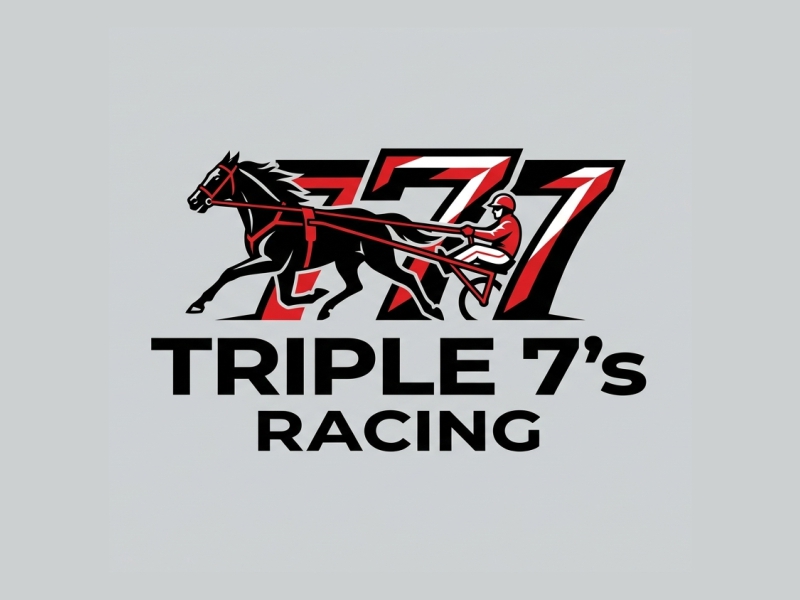 Triple 7's Racing logo design by giphone