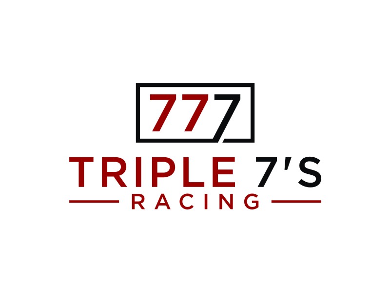 Triple 7's Racing logo design by Artomoro