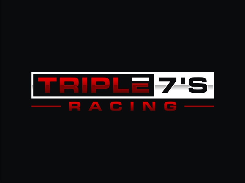 Triple 7's Racing logo design by Artomoro