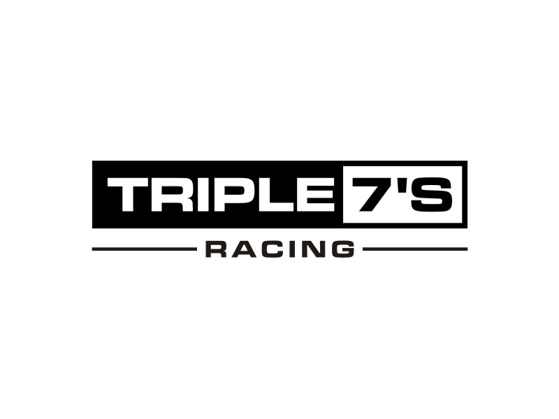 Triple 7's Racing logo design by Neng Khusna