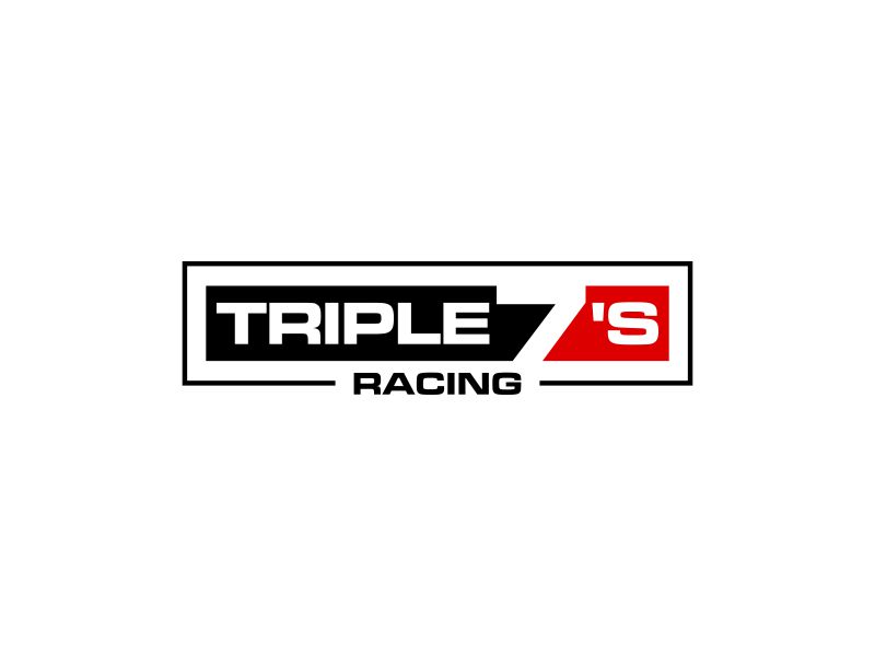 Triple 7's Racing logo design by hopee