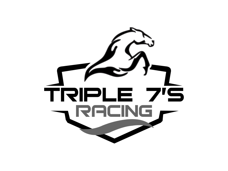 Triple 7's Racing logo design by Diponegoro_