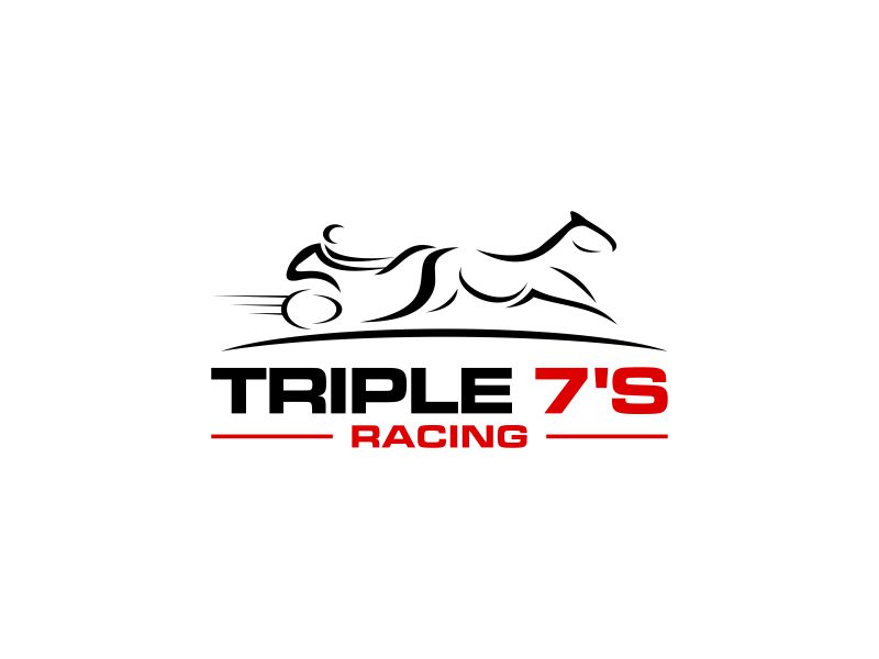 Triple 7's Racing logo design by hopee