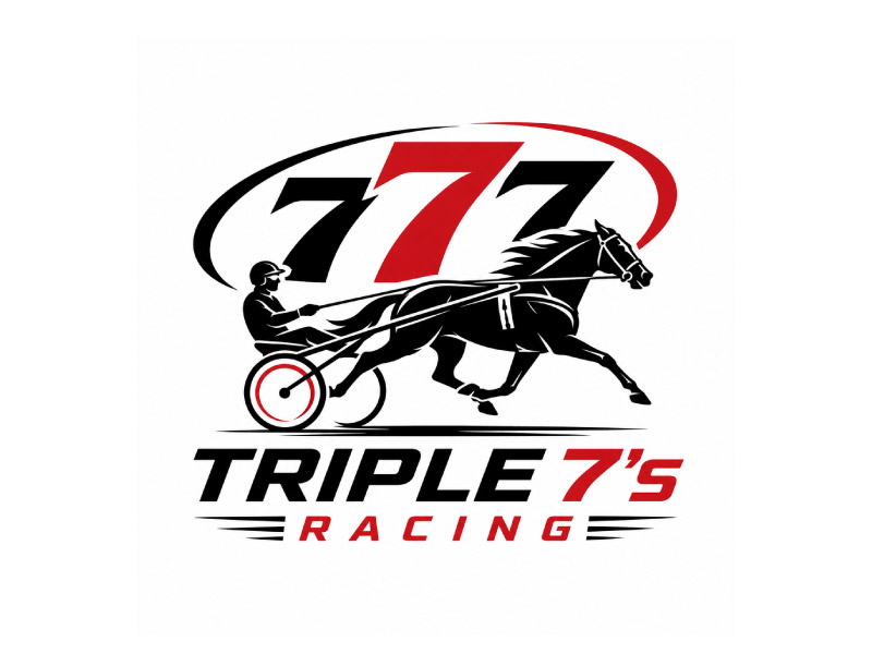 Triple 7's Racing logo design by M Fariid