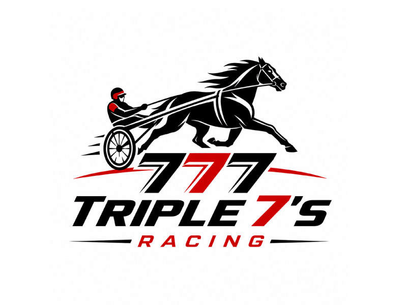Triple 7's Racing logo design by M Fariid
