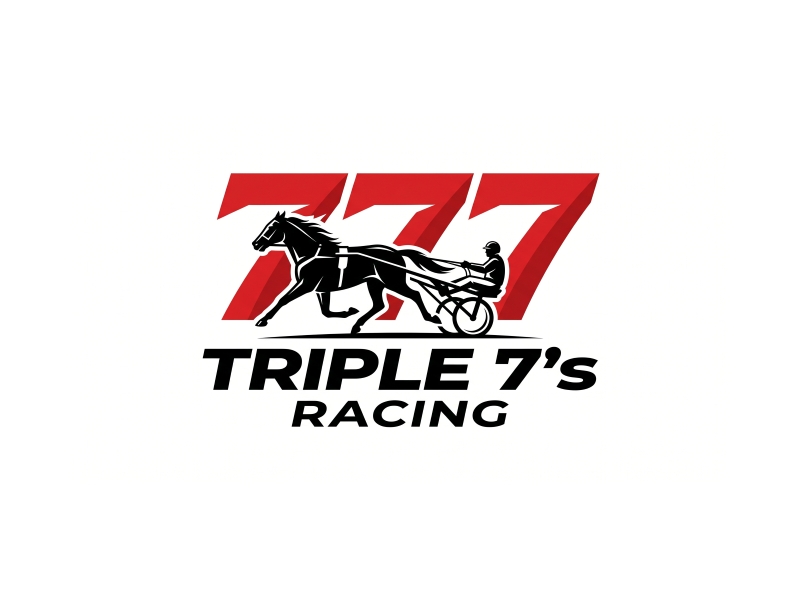 Triple 7's Racing logo design by hasibhasan