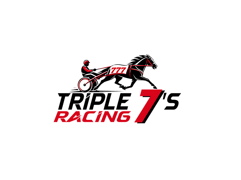 Triple 7's Racing logo design by DADA007