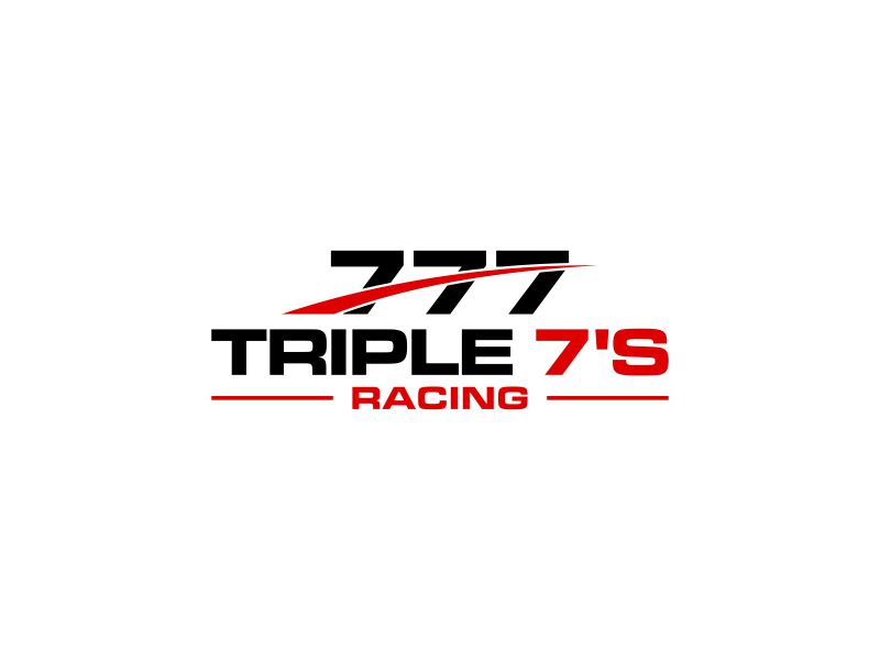 Triple 7's Racing logo design by hopee