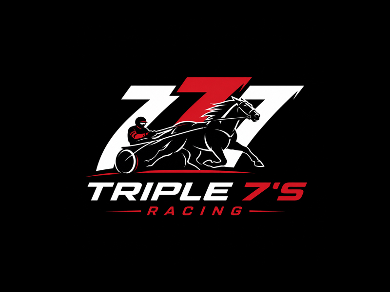 Triple 7's Racing logo design by MarkindDesign
