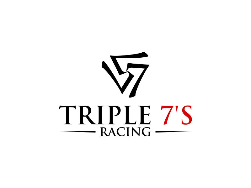 Triple 7's Racing logo design by hopee
