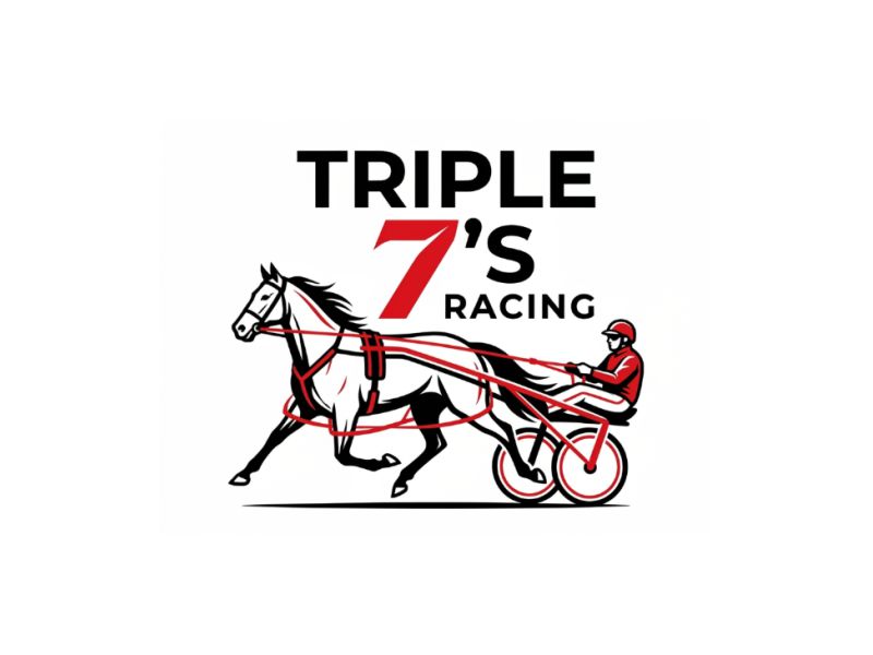 Triple 7's Racing logo design by luckyprasetyo
