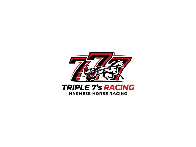 Triple 7's Racing logo design by luckyprasetyo