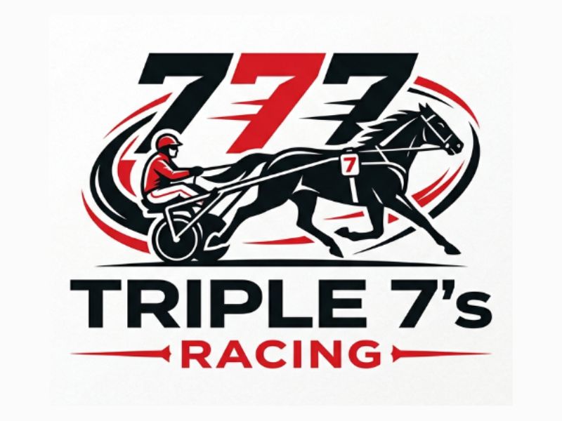 Triple 7's Racing logo design by luckyprasetyo