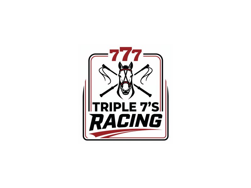 Triple 7's Racing logo design by luckyprasetyo