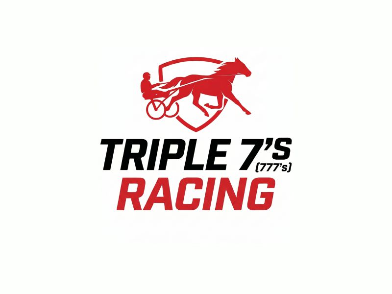 Triple 7's Racing logo design by luckyprasetyo