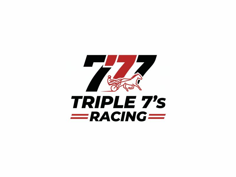Triple 7's Racing logo design by luckyprasetyo