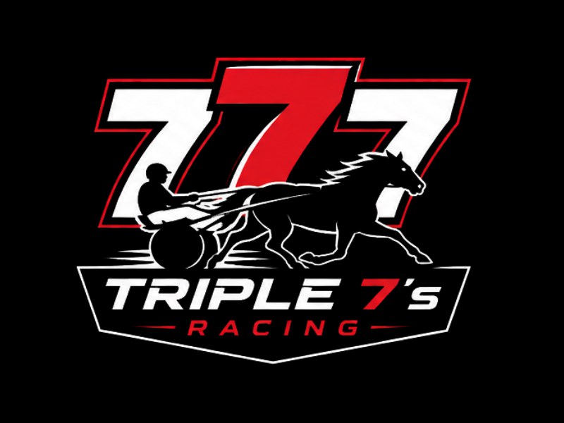 Triple 7's Racing logo design by xbrand