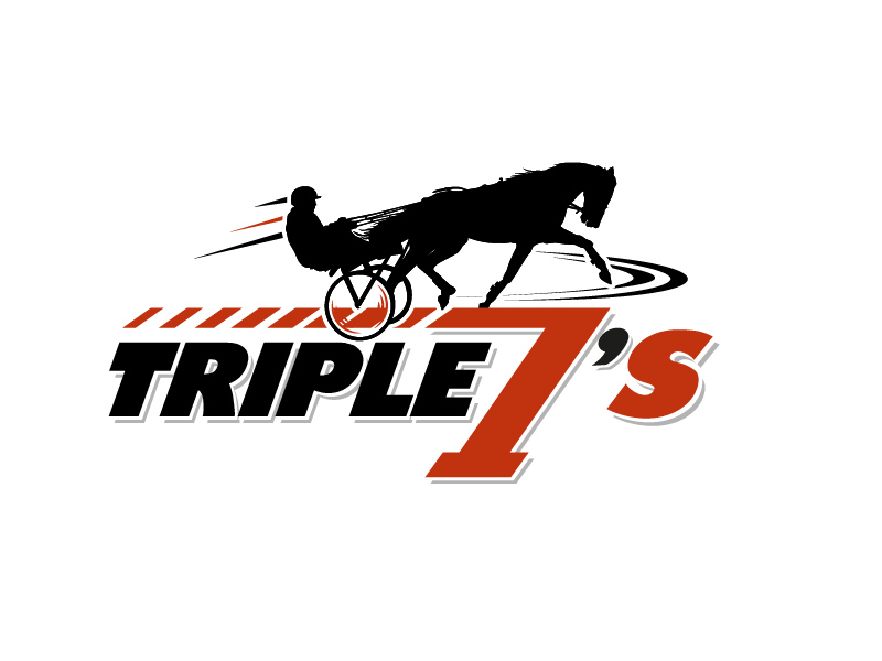 Triple 7's Racing logo design by Herquis