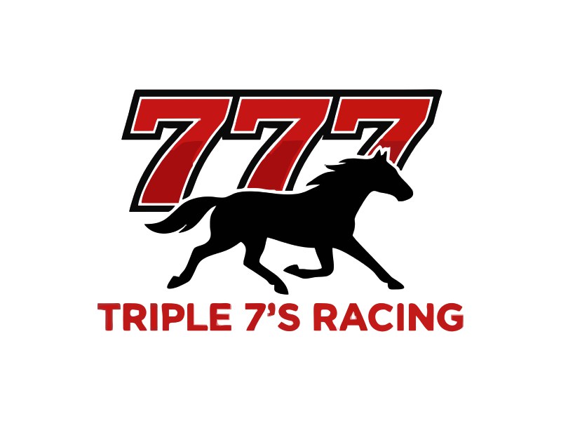 Triple 7's Racing logo design by xbrand