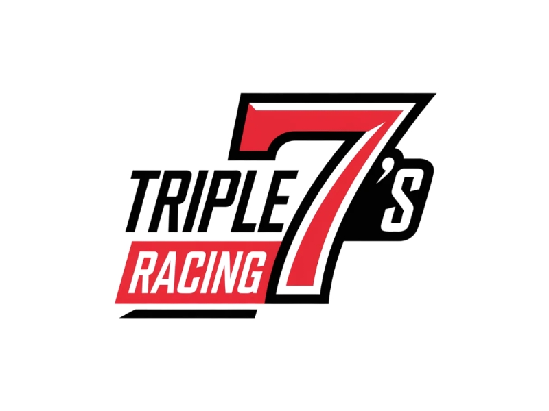 Triple 7's Racing logo design by Marena