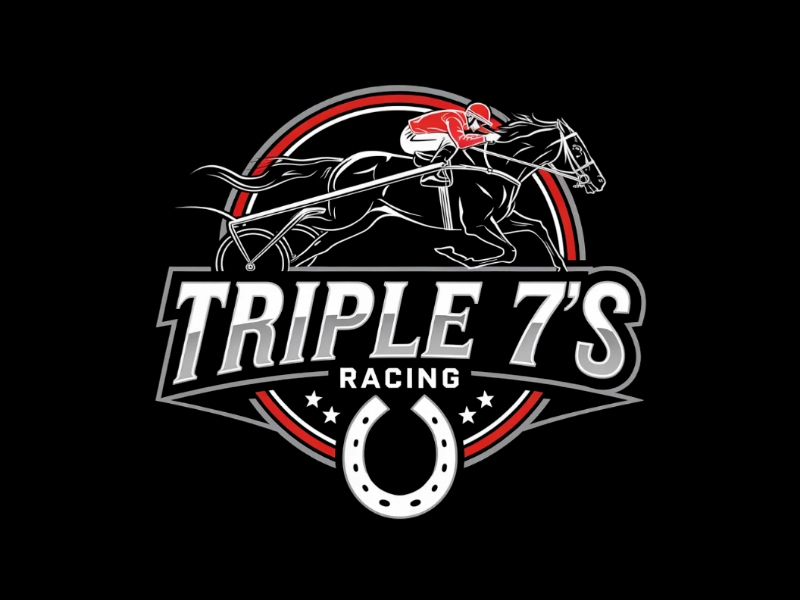 Triple 7's Racing logo design by Marena