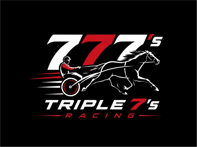 Triple 7's Racing logo design by mutafailan