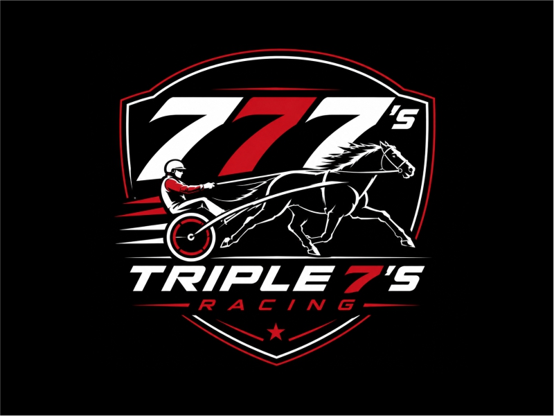 Triple 7's Racing logo design by mutafailan
