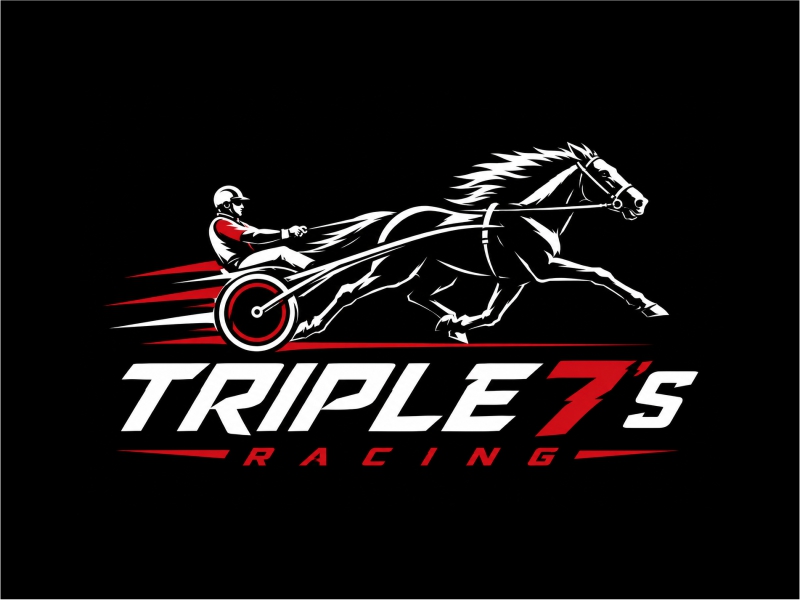Triple 7's Racing logo design by mutafailan