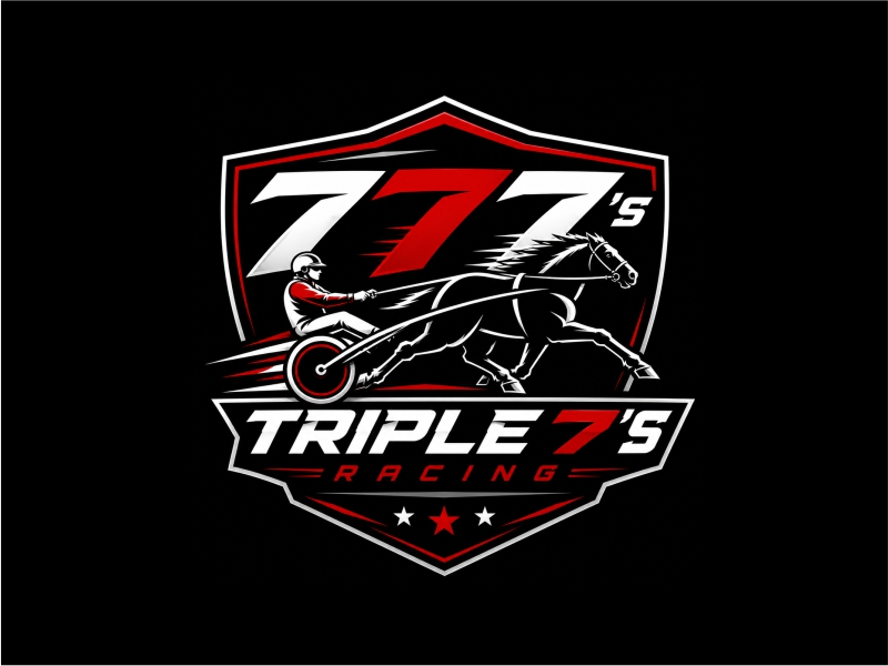 Triple 7's Racing logo design by mutafailan