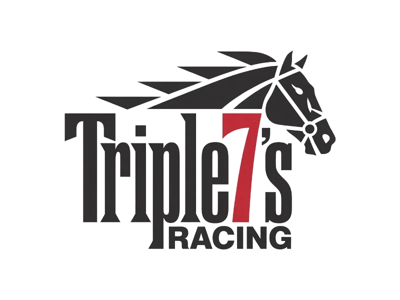 Triple 7's Racing logo design by Marena