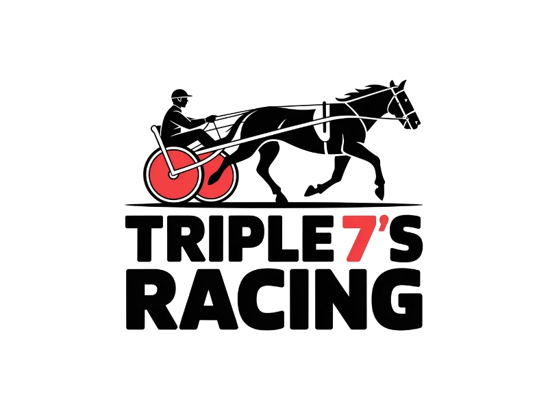 Triple 7's Racing logo design by Marena