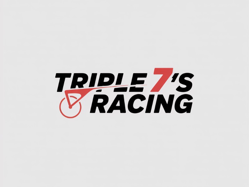 Triple 7's Racing logo design by Lordede