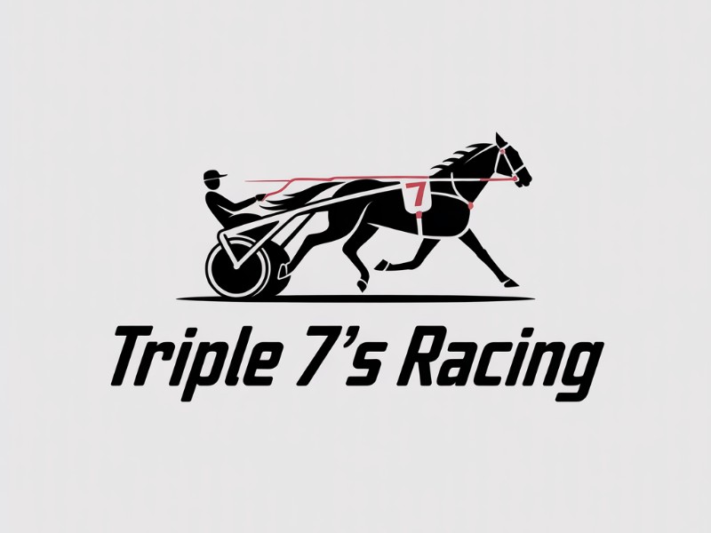 Triple 7's Racing logo design by Lordede