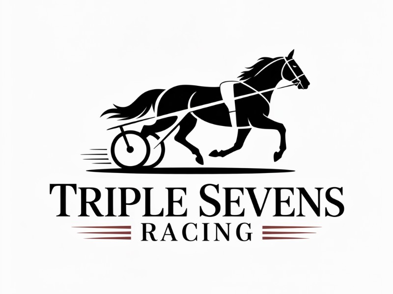 Triple 7's Racing logo design by Lordede