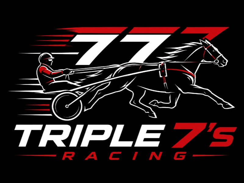 Triple 7's Racing logo design by Lordede