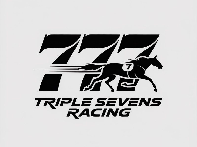 Triple 7's Racing logo design by Paradiseg