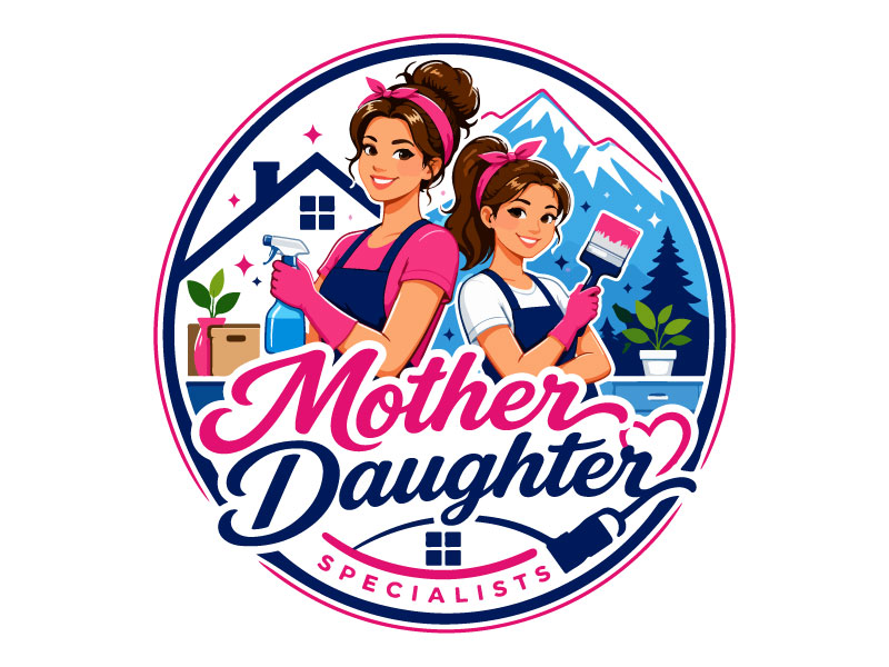 Mother Daughter Specialists logo design by Bad Boy