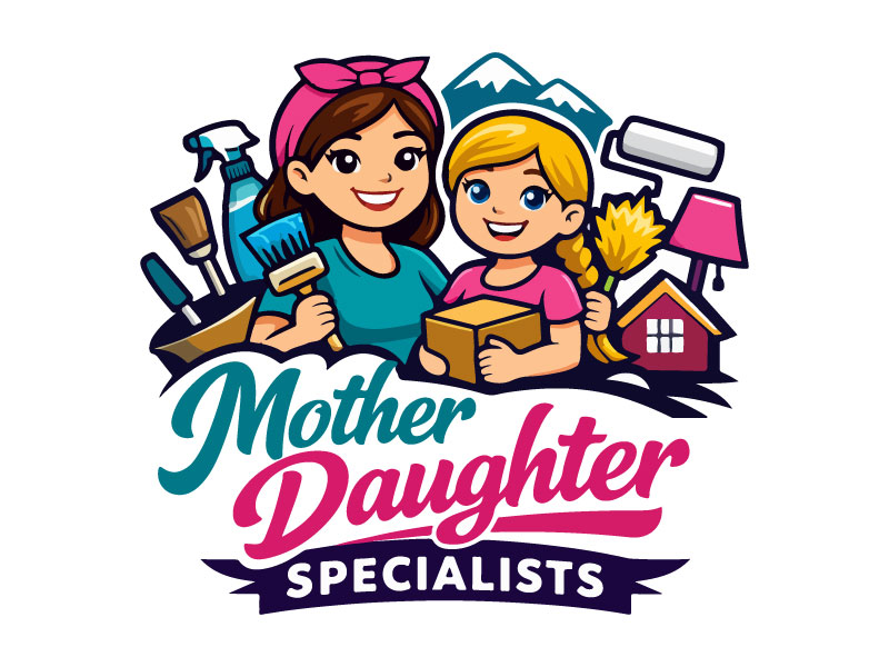 Mother Daughter Specialists logo design by Bad Boy